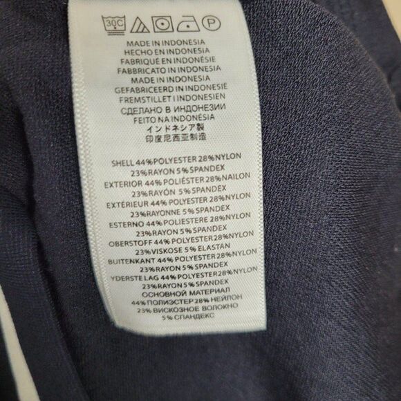 Michael Kors Striped Nautical Navy White Sleeveless Sheath Dress Size M - Picture 10 of 12